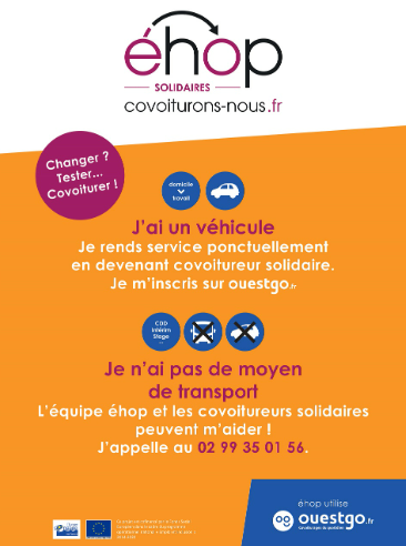 ehop solidaires, le quotidien du covoiturage