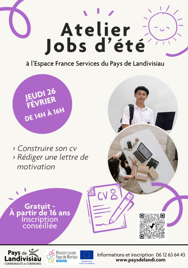 Atelier Jobs d&rsquo;été !