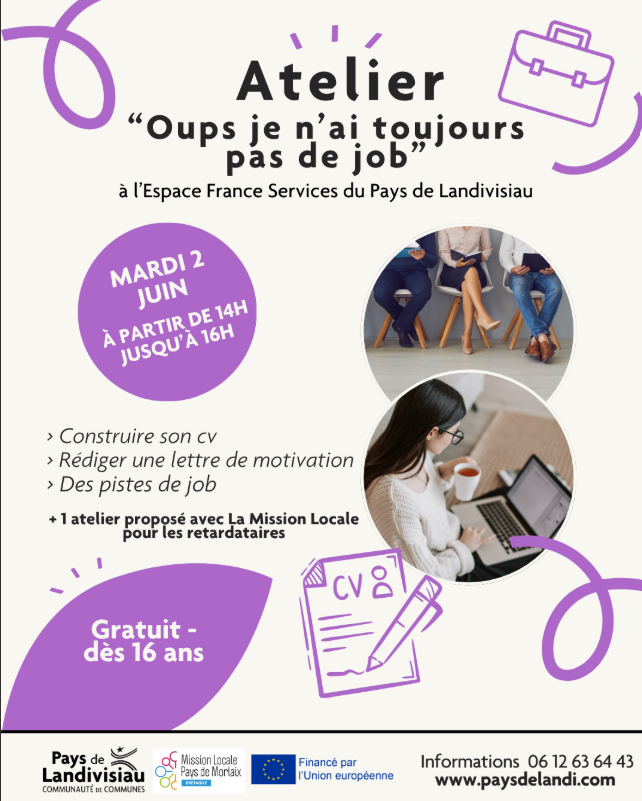 Oups ne n&rsquo;ai toujours pas de Job !