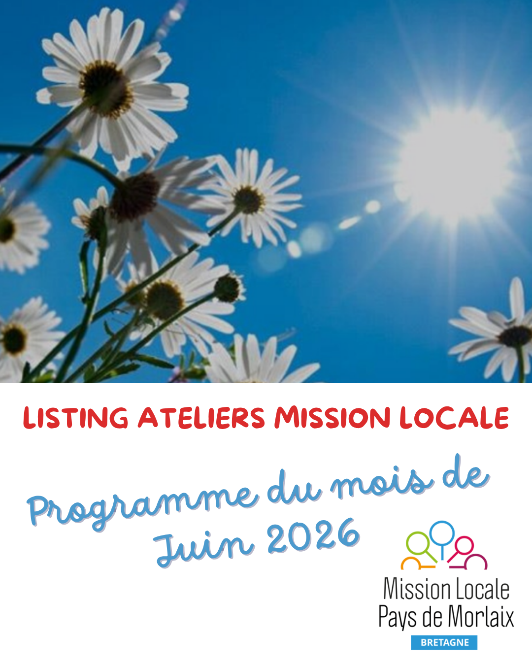 Listing Ateliers Mission Locale Juin 2026