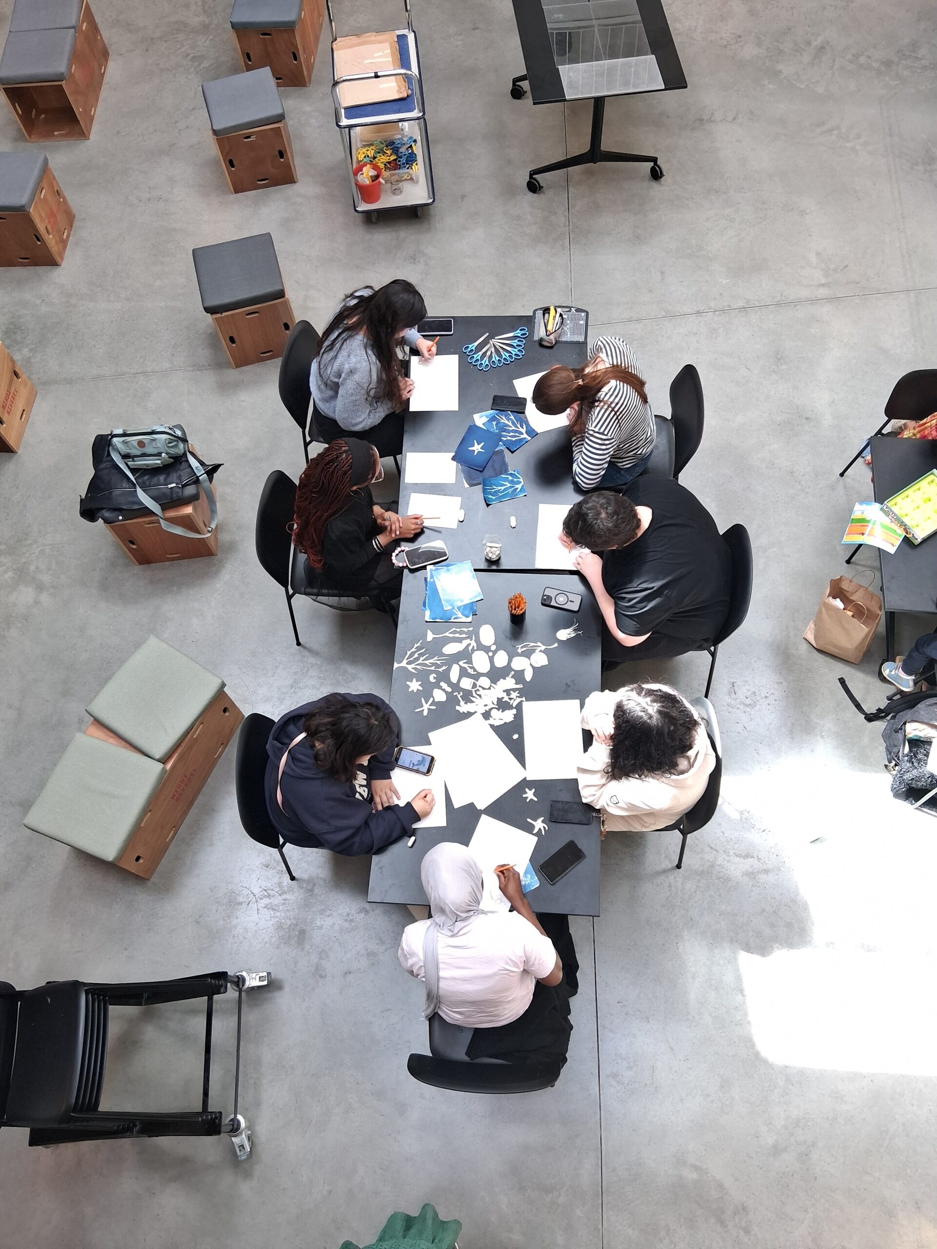 Atelier à la « Virgule » à Morlaix